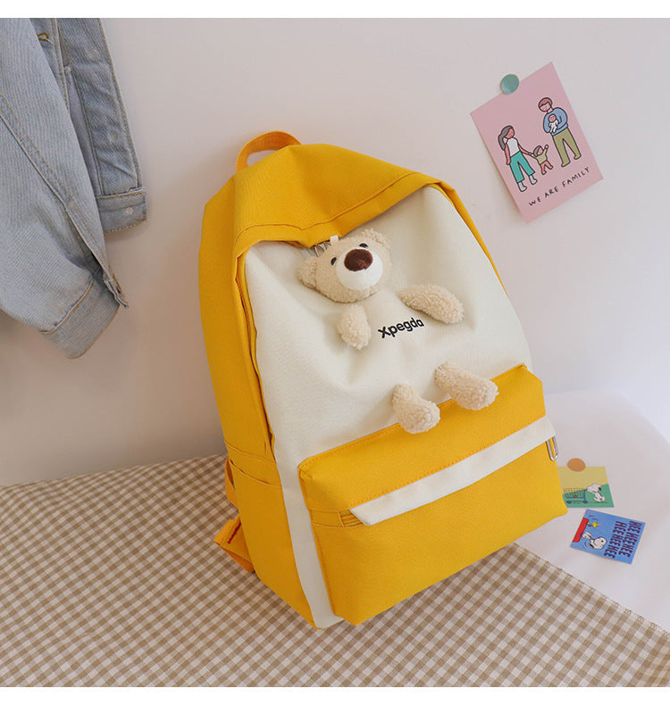 Trendy Korean Style Cartoon Cute Bear Backpacks