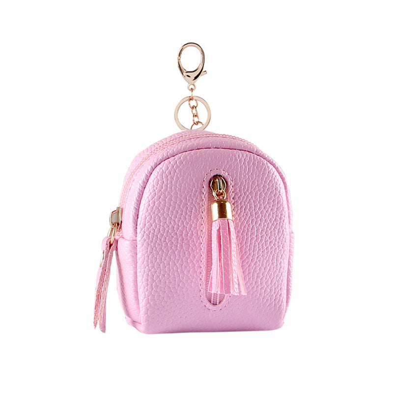 Women's Slouchy Mini Cute Double Zipper Coin Purses