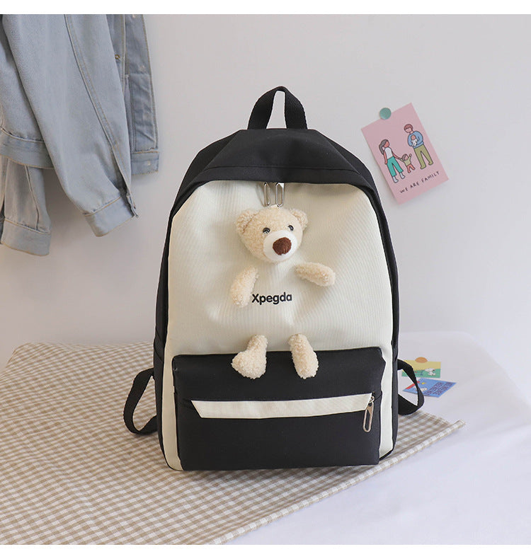 Trendy Korean Style Cartoon Cute Bear Backpacks