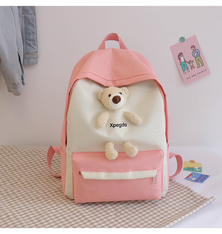 Trendy Korean Style Cartoon Cute Bear Backpacks