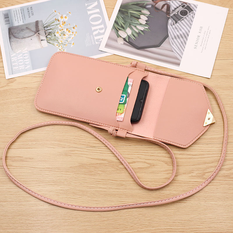 Women's Transparent Touch Screen Mobile Simple Hasp Bags