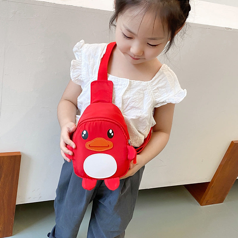 Children's Cute Little Duck Fashion Gift Large Children's Shoulder Bags