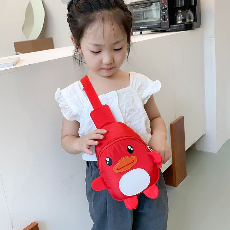 Children's Cute Little Duck Fashion Gift Large Children's Shoulder Bags