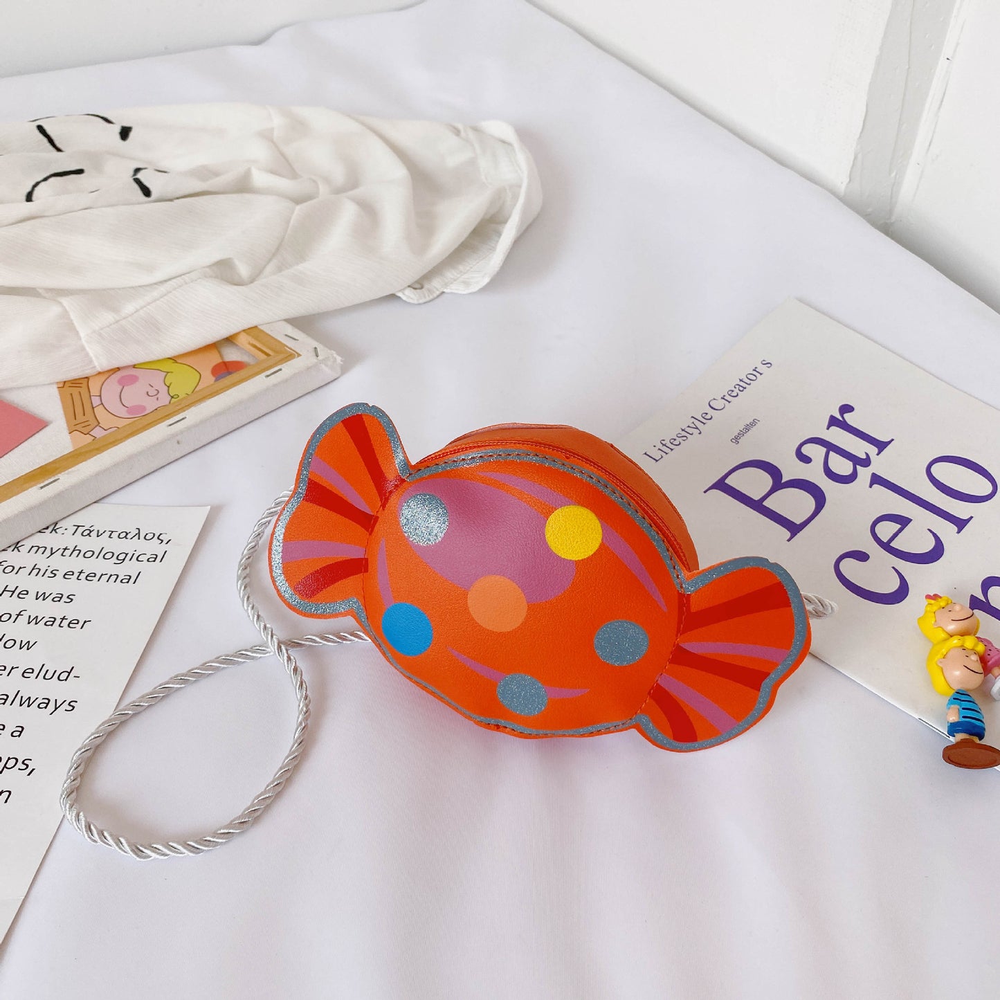 Mini sacs à bandoulière pour enfants, mignons bonbons, mode garçons coréens