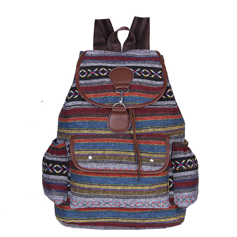 Women's Ethnic Style Fashion Exercise Large Capacity Backpacks