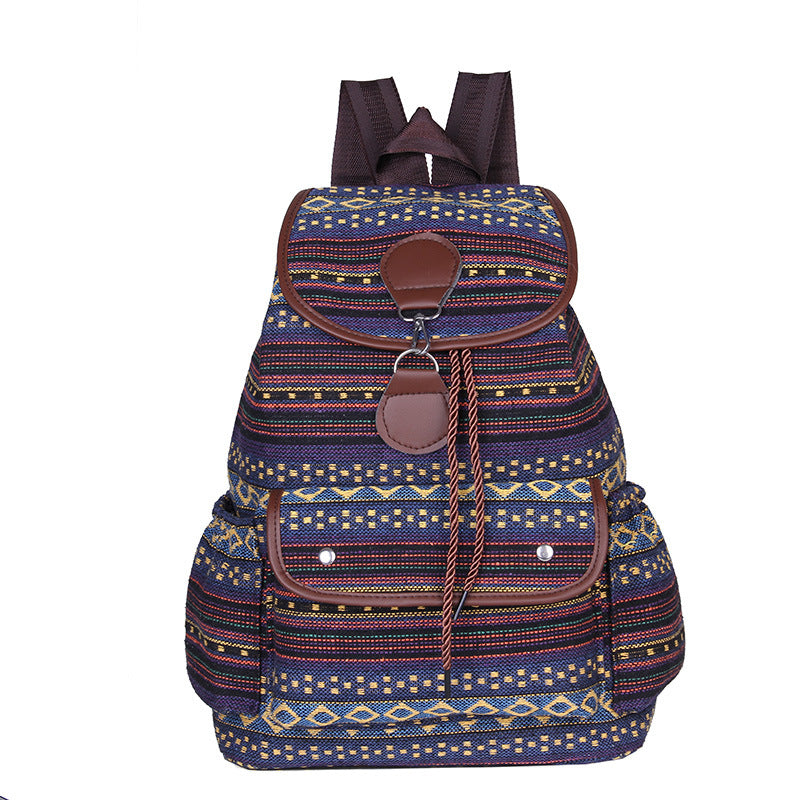 Women's Ethnic Style Fashion Exercise Large Capacity Backpacks