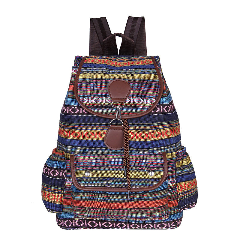 Women's Ethnic Style Fashion Exercise Large Capacity Backpacks