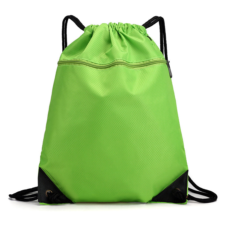 Simple Waterproof Oxford Cloth Drawstring Football Sports Backpacks