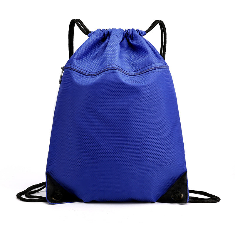 Simple Waterproof Oxford Cloth Drawstring Football Sports Backpacks