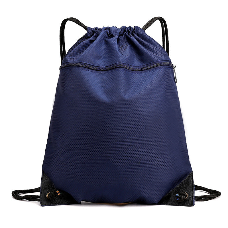 Simple Waterproof Oxford Cloth Drawstring Football Sports Backpacks