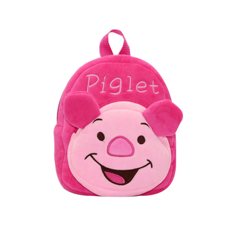 Children's Charming Cute Cartoon Boys Plush Backpacks