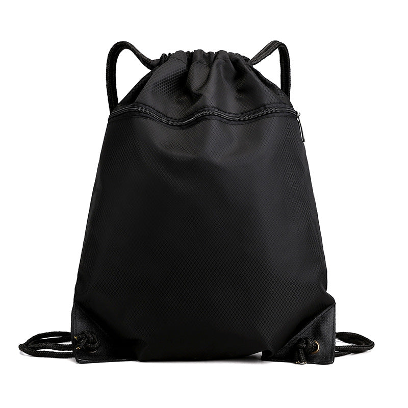 Simple Waterproof Oxford Cloth Drawstring Football Sports Backpacks