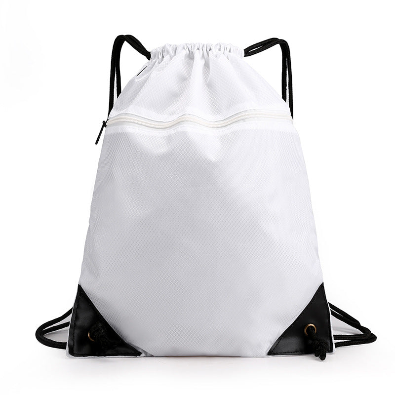 Simple Waterproof Oxford Cloth Drawstring Football Sports Backpacks