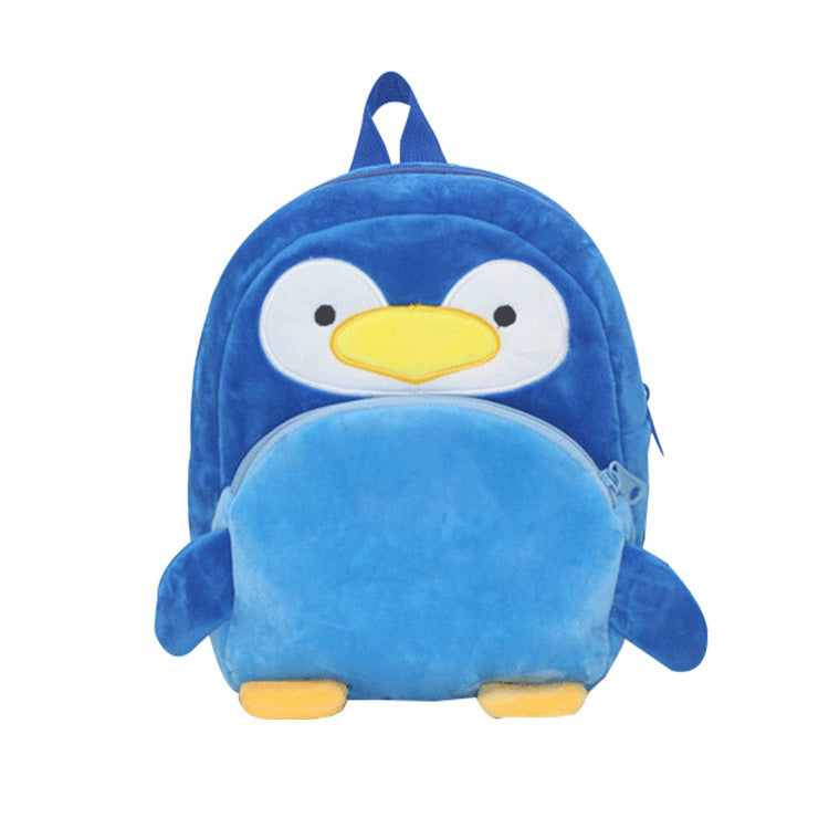 Children's Charming Cute Cartoon Boys Plush Backpacks