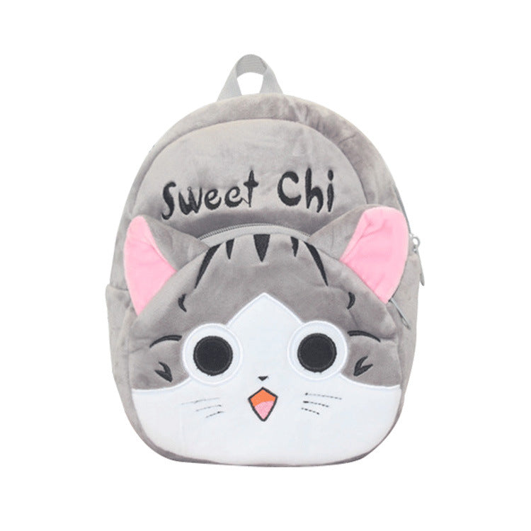 Children's Charming Cute Cartoon Boys Plush Backpacks