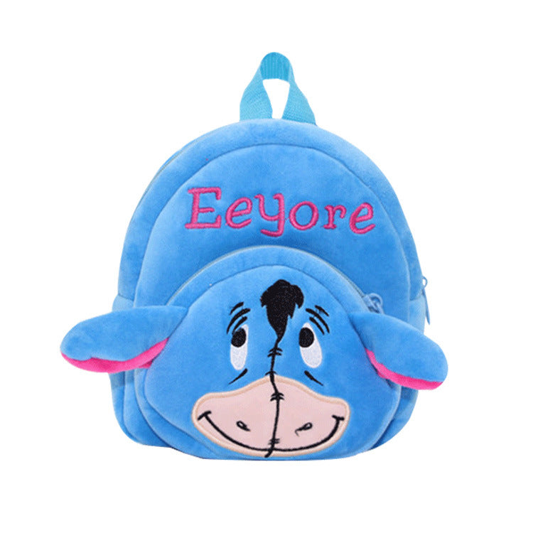 Children's Charming Cute Cartoon Boys Plush Backpacks