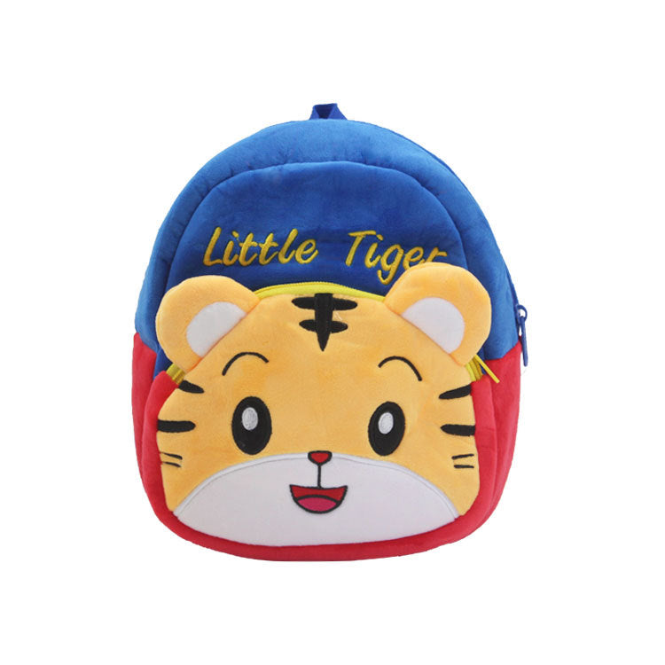 Children's Charming Cute Cartoon Boys Plush Backpacks