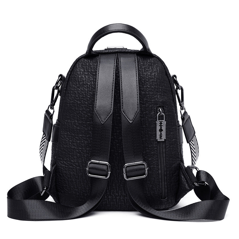 Female Moisture Texture Diamond Large Capacity Backpacks