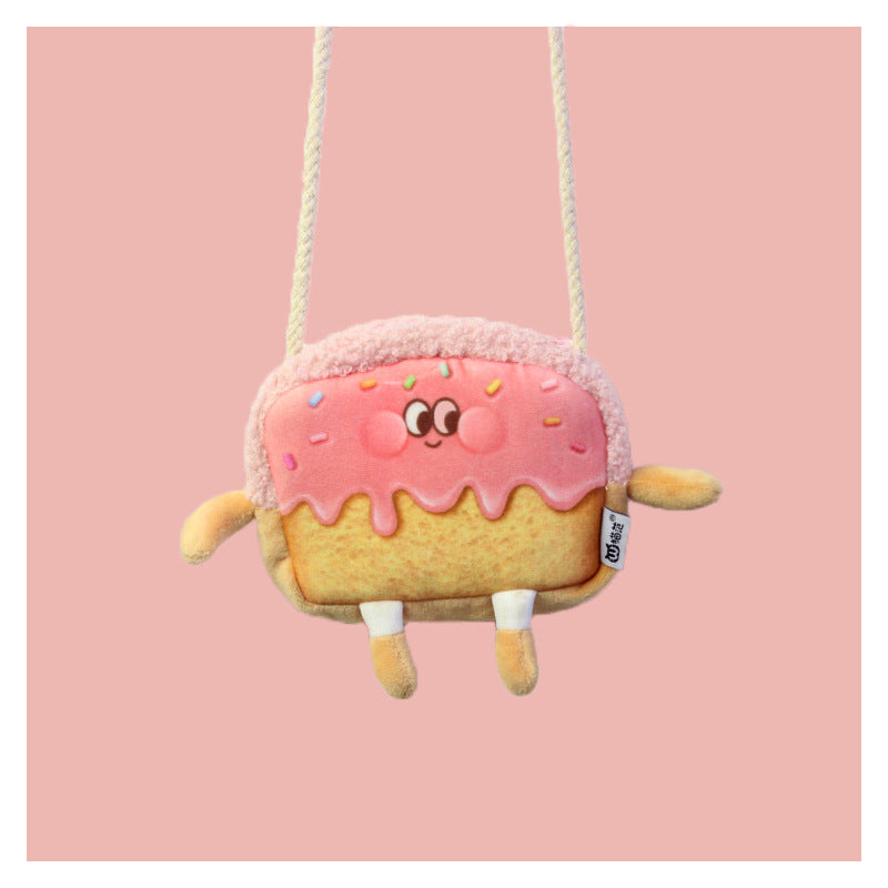 Bread Cute Cartoon Personal Creative Heart Coin Purses