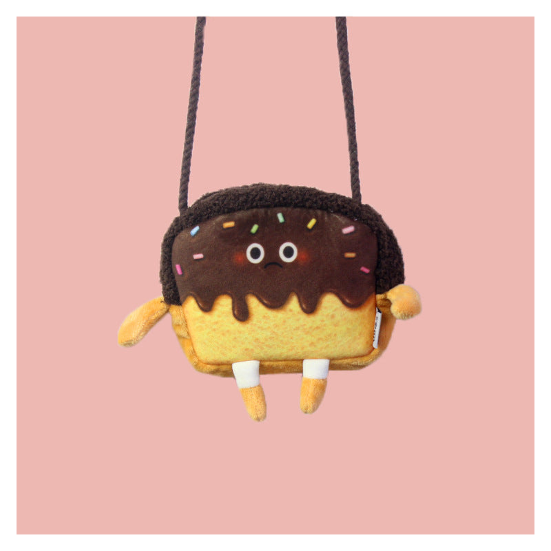 Bread Cute Cartoon Personal Creative Heart Coin Purses