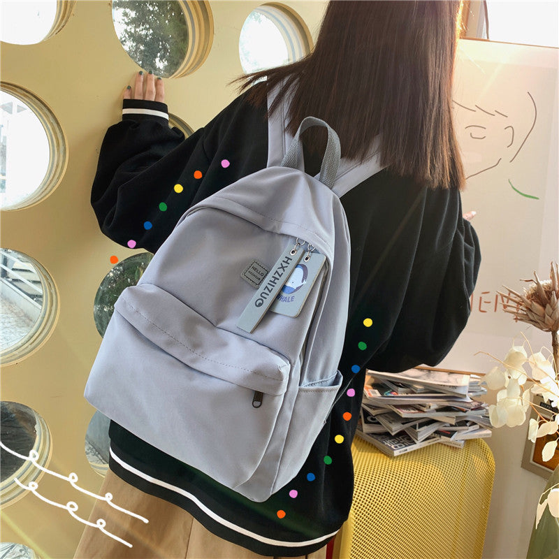 Korean High College Campus Minimalist Fresh Backpacks