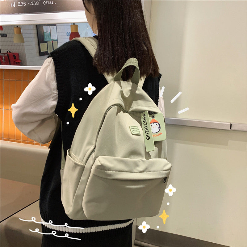 Korean High College Campus Minimalist Fresh Backpacks