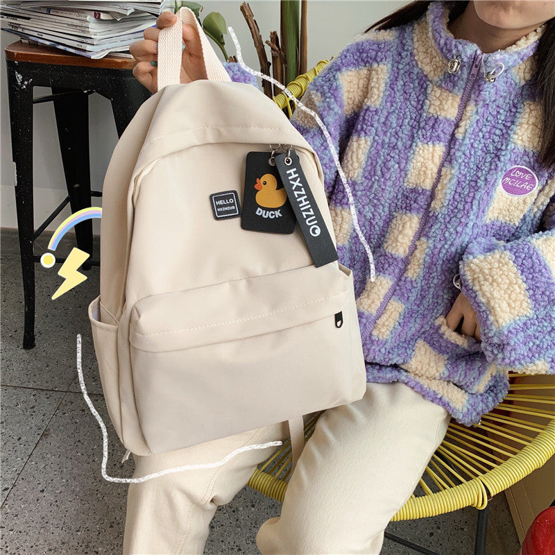 Korean High College Campus Minimalist Fresh Backpacks