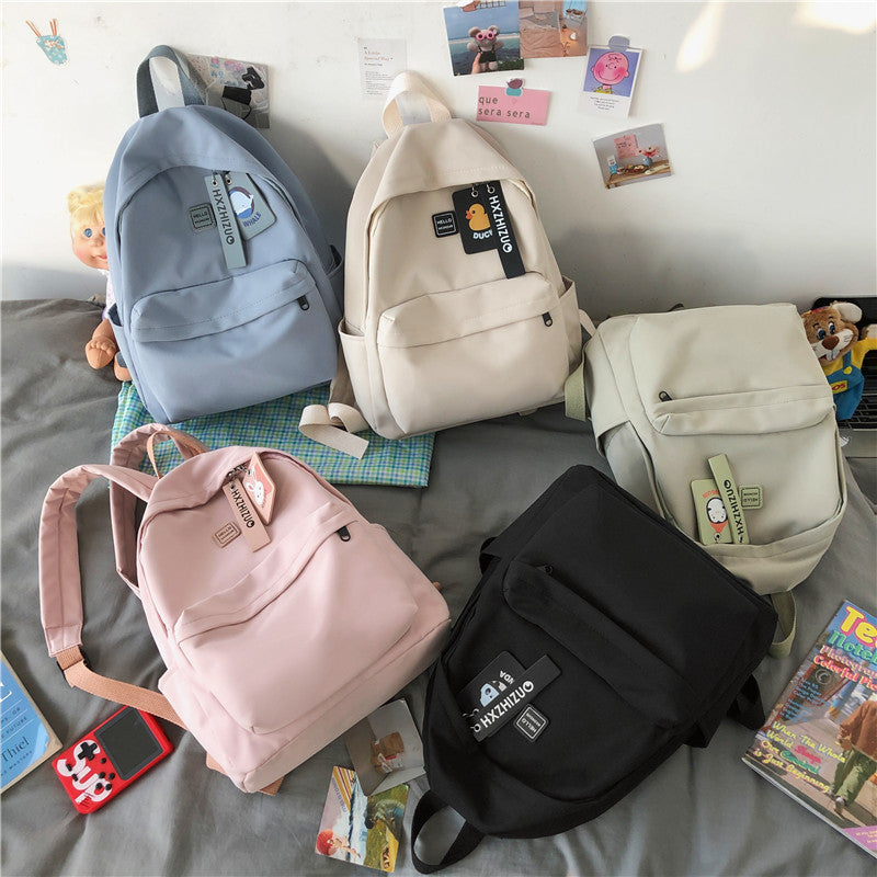 Korean High College Campus Minimalist Fresh Backpacks