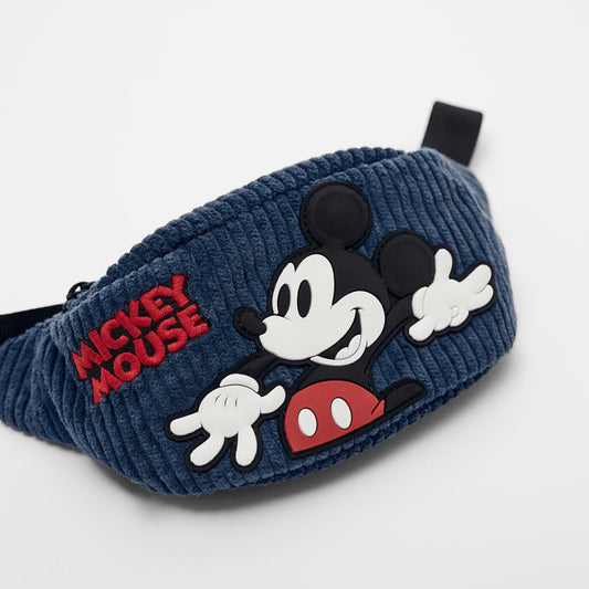 Blue Embroidered Red Mouse Plastic Head Bags