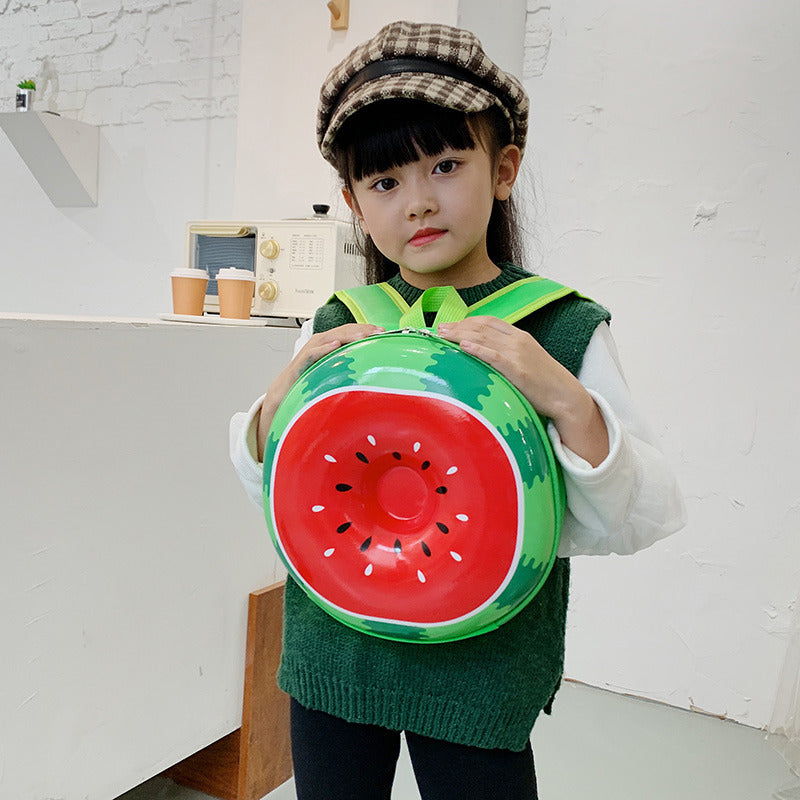 Sacs d'école de maternelle d'oeuf de fruit de garçons de coquille dure de bande dessinée