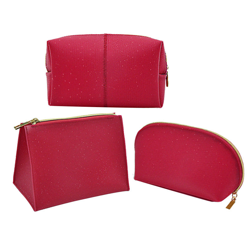 Clutch Starry Sky Festive Red Three-piece Bags