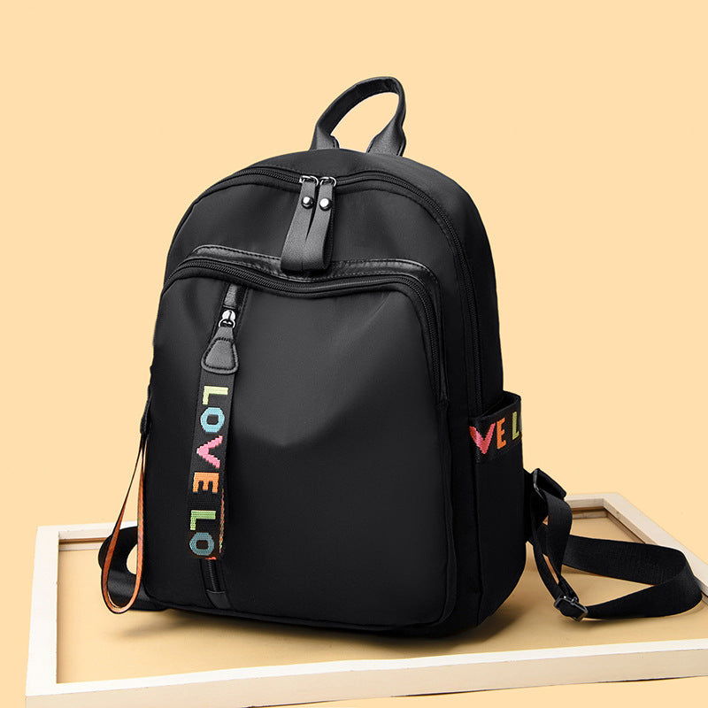 Women's Korean Fashion High Nylon Oxford Cloth Backpacks