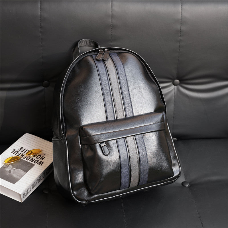 Men's Trendy Patchwork Contrast Color Korean Style Backpacks