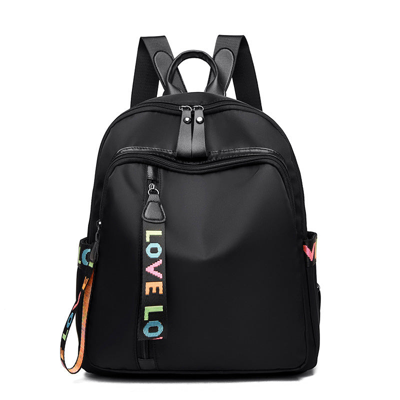 Women's Korean Fashion High Nylon Oxford Cloth Backpacks