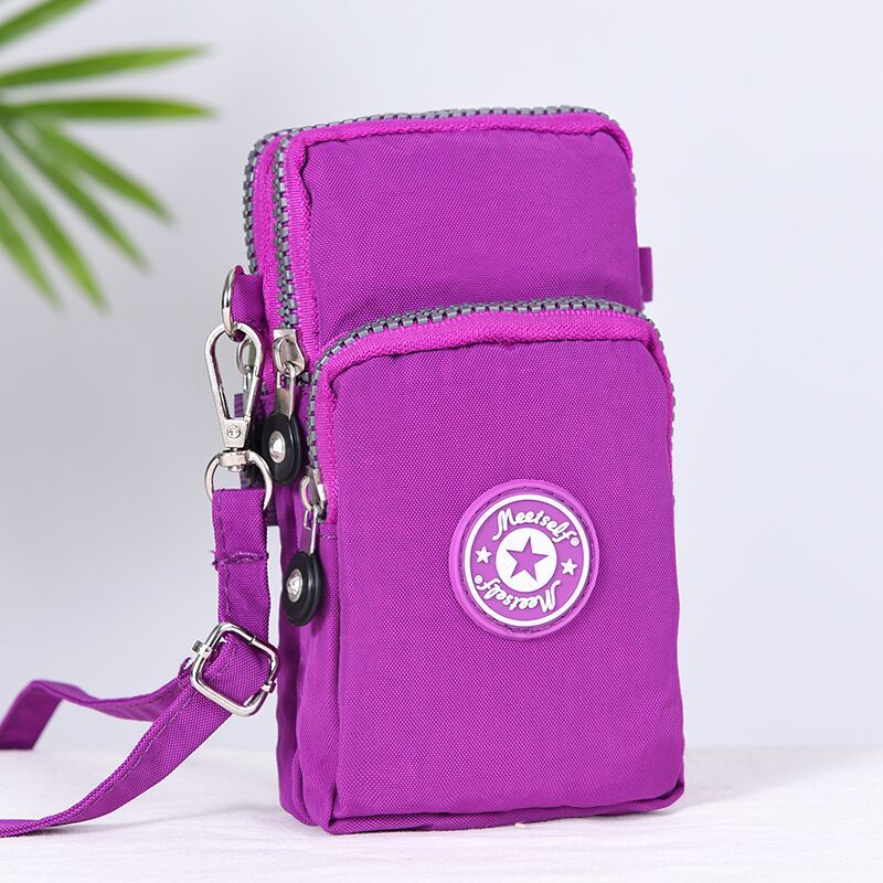 Women's Mobile Big Screen Halter Wrist Running Purses