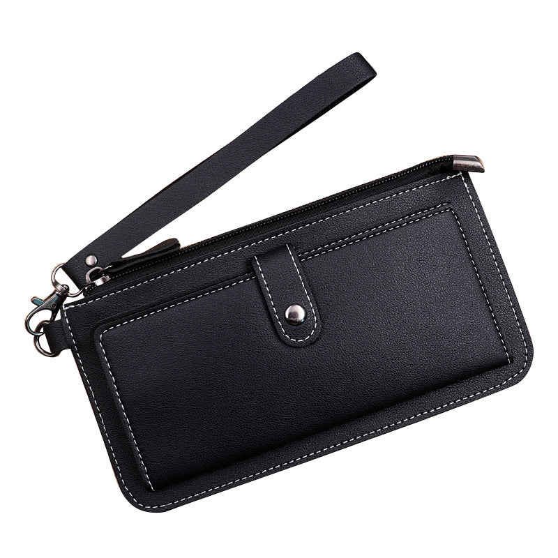 Women's Fashion Solid Color Multiple Slots Clutch Ladies Wallets