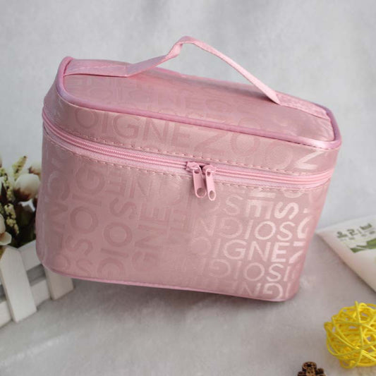 Portable Lettered Make-up Small Large Capacity Waterproof Storage Cosmetic Bags