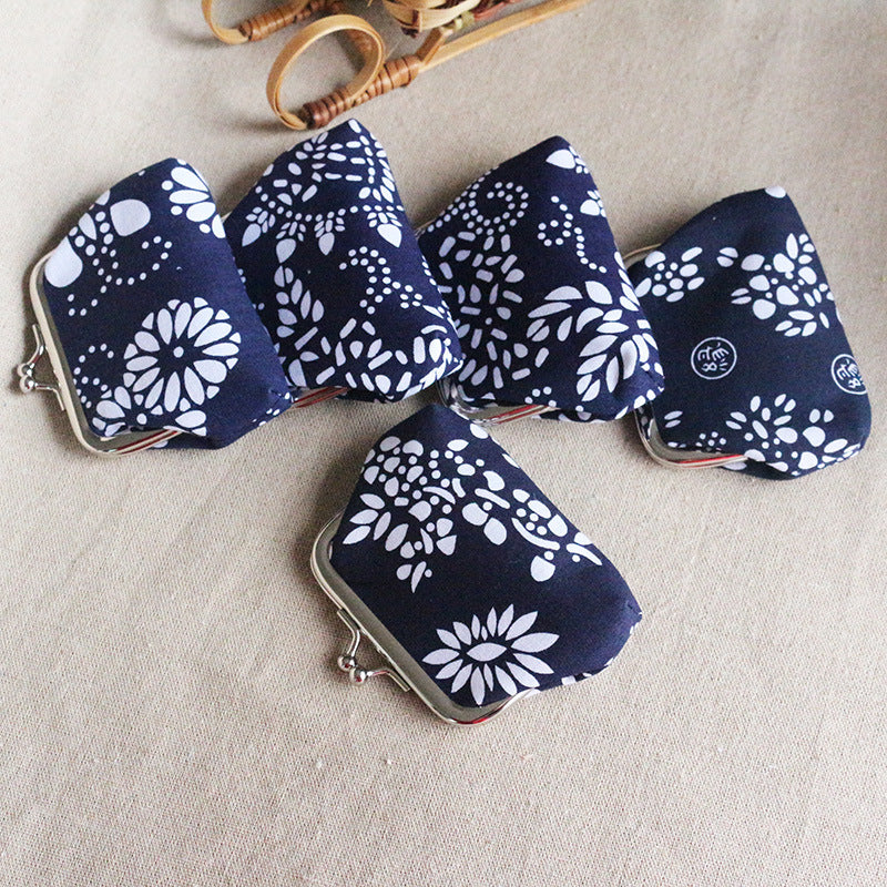 Classic Ethnic Style Batik Mini Small Coin Purses