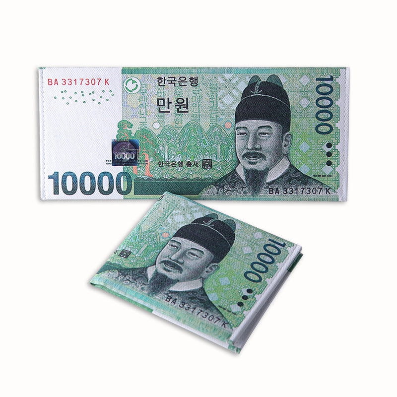 Foreign Currency Coins Usd Creative Canvas Ladies Wallets