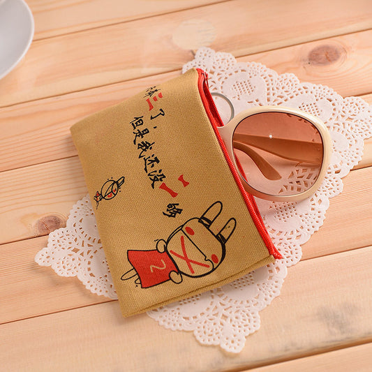 Korean Style Female Mini Small Short Coin Purses