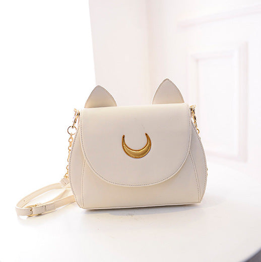 Women's Pretty Warrior Cute With Cat Design Shoulder Bags