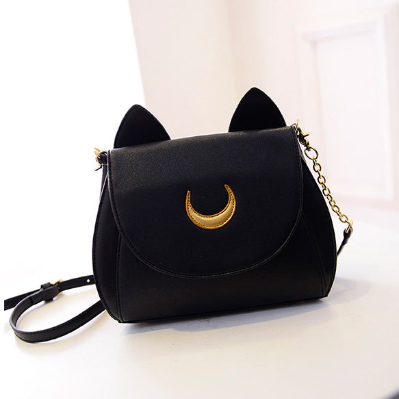 Women's Pretty Warrior Cute With Cat Design Shoulder Bags