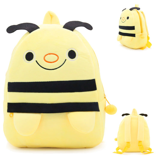 Children's Korean Style Cute Cartoon Anime Plush Backpacks