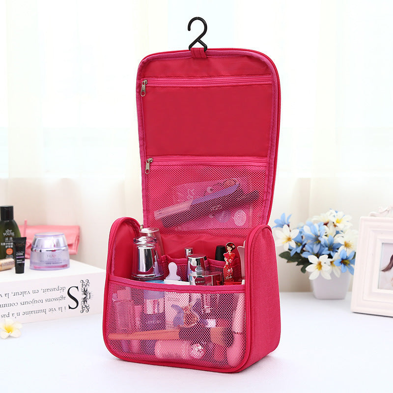 Cationic Solid Color Wash Portable Cosmetics Storage Cosmetic Bags