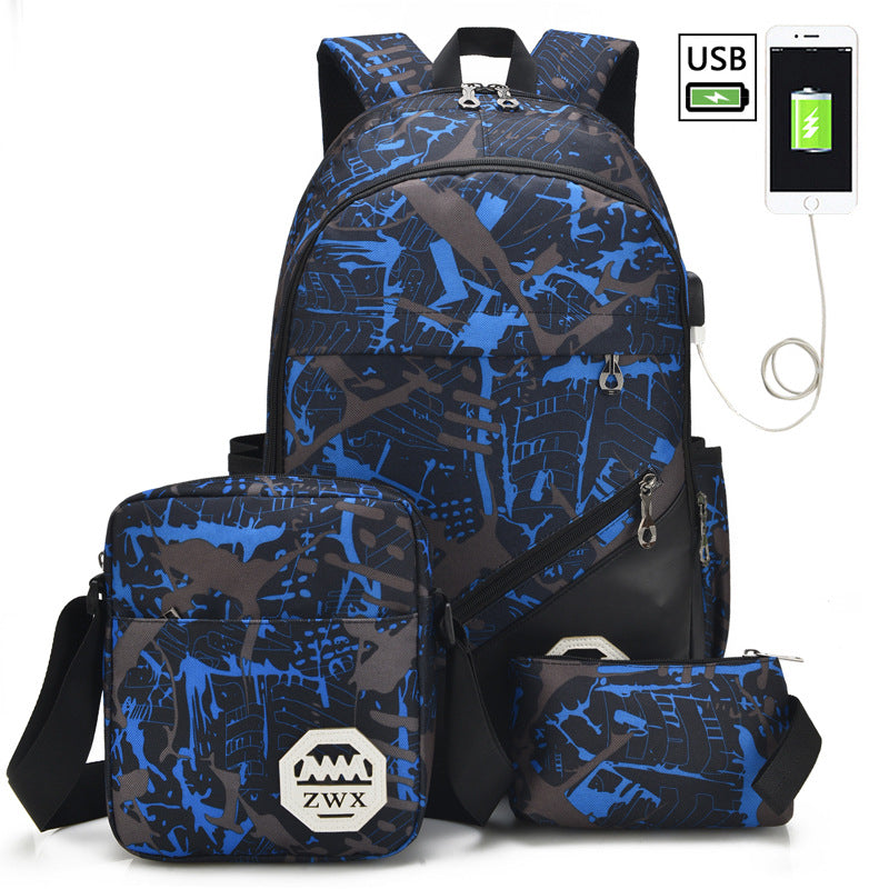 Men's Fashion Trend Junior's High College Backpacks