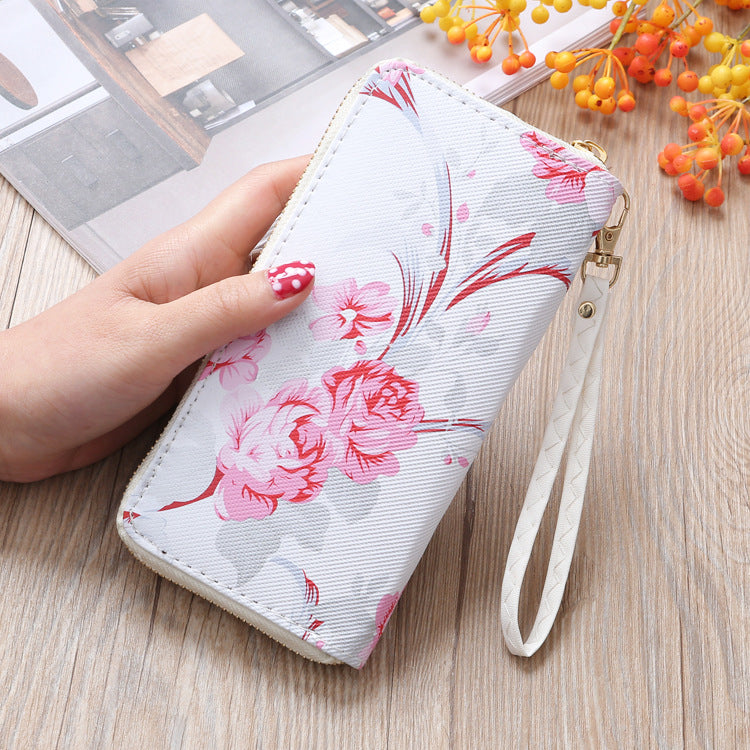 Fashion Glamorous Presbyopic Long Clutch Stall Ladies Wallets