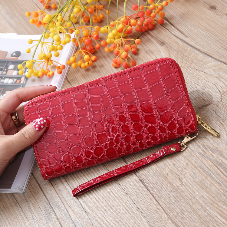 Fashion Glamorous Presbyopic Long Clutch Stall Ladies Wallets