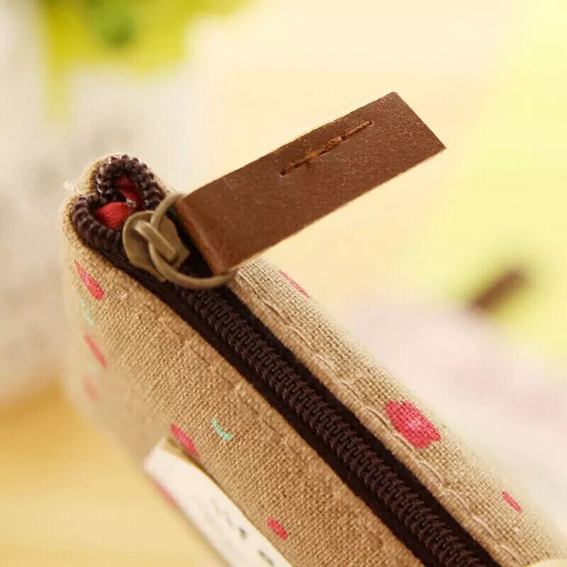 Korean Style Fashionable Fresh Floral Pastoral Ladies Wallets