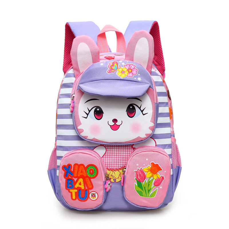 Children's Cartoon Burden Reduction Spine Protection Primary Kindergarten School Bags