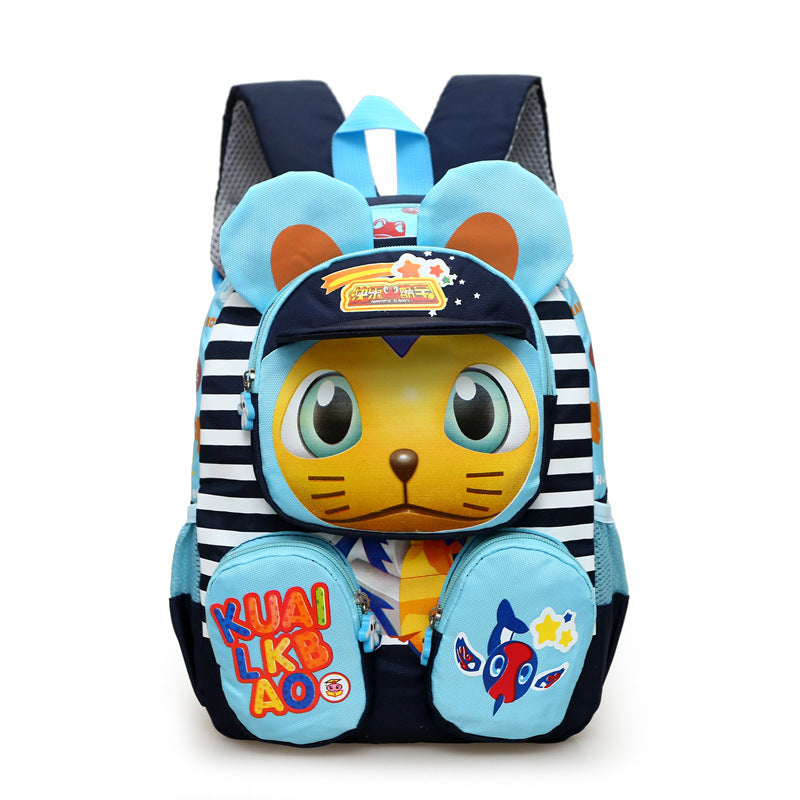 Children's Cartoon Burden Reduction Spine Protection Primary Kindergarten School Bags